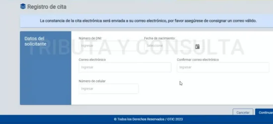 sacar cita para pasaporte peruano en migraciones