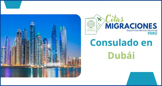Consulado de Peru en dubai direccion horarios y telefono para citas
