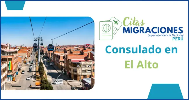 Consulado de Peru en el alto direccion horarios y telefono para citas