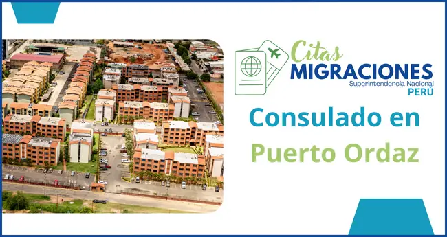 Consulado de Peru en puerto ordaz direccion horarios y telefono para citas