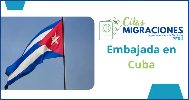 Embajada de Peru en cuba direccion horarios y telefono para citas