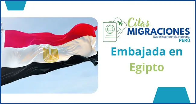 Embajada de Peru en egipto direccion horarios y telefono para citas