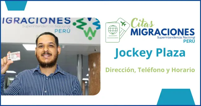 Migraciones jockey plaza citas horarios direccion y numero de telefono para pasaporte