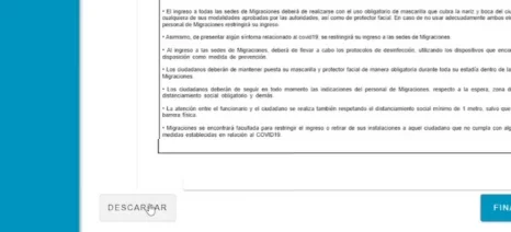 descargar cita ptp migraciones