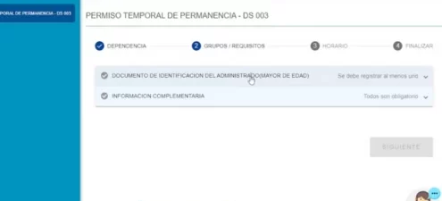 guia para solicita ptp migraciones