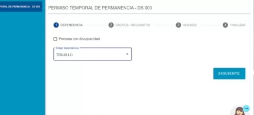 pasos para solicita ptp migraciones